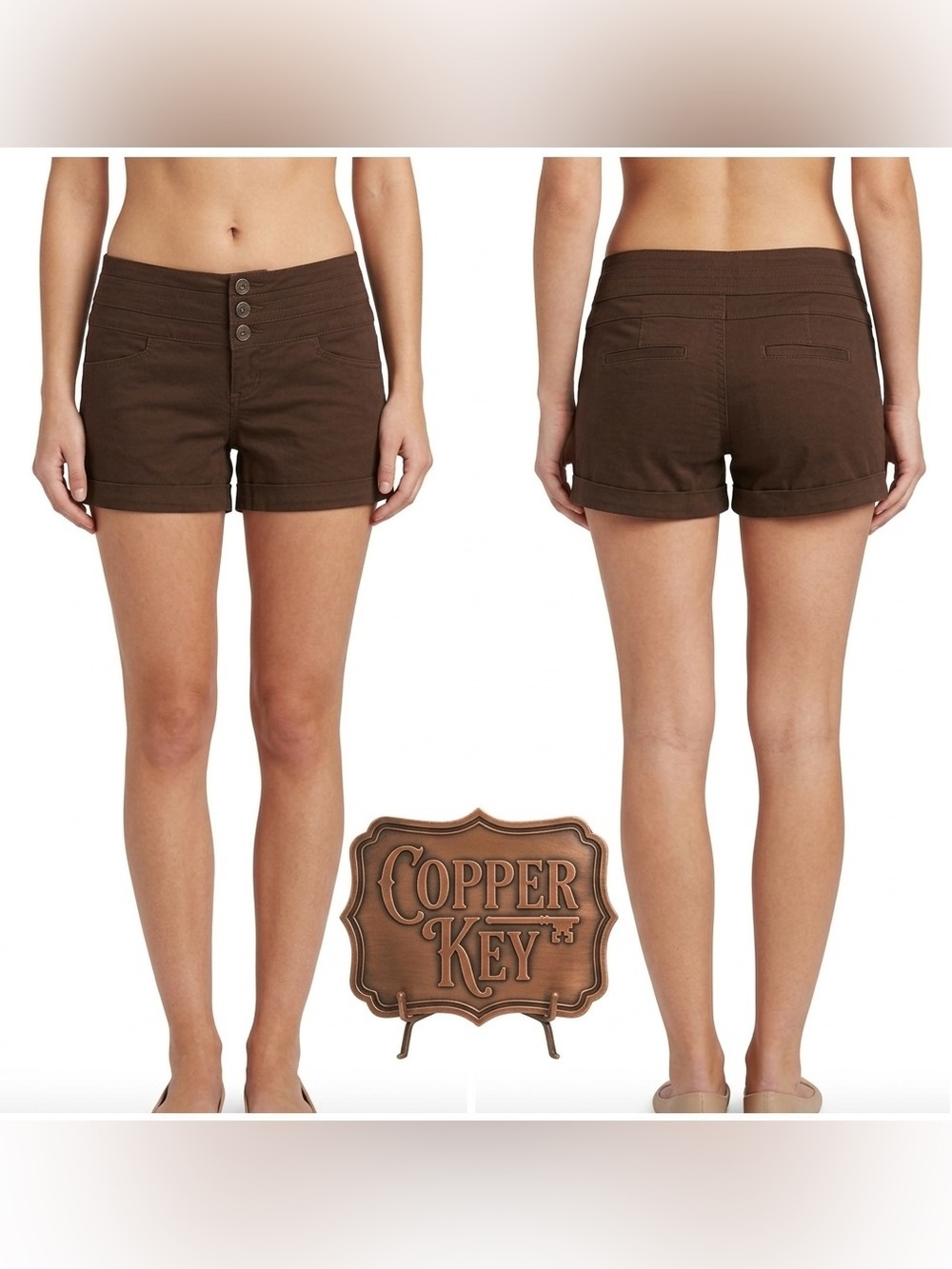 Copper Key Cuffed Soft Shorts 7